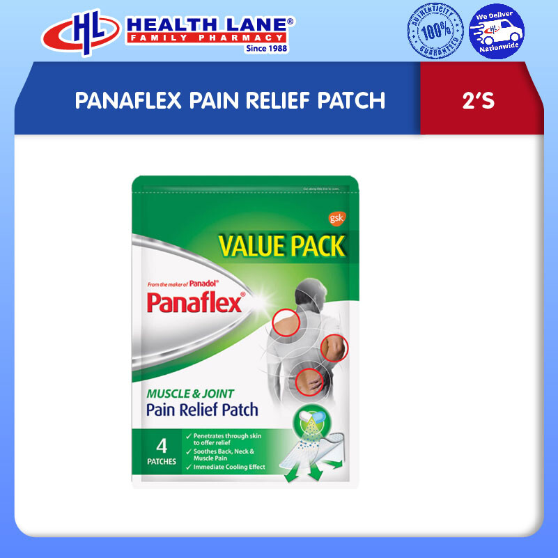 PANAFLEX PAIN RELIEF PATCH (2'S)